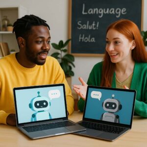 Can Chatbots Really Teach You a Language? What Happens When Two AIs Talk to Each Other
